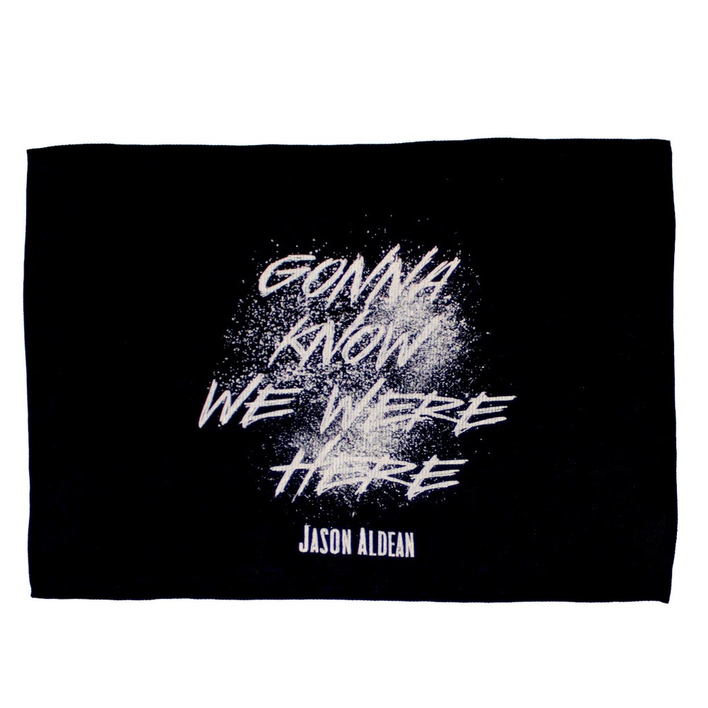 Jason Aldean “Gonna Know We Were Here” Microfiber Towel 🎶🔥